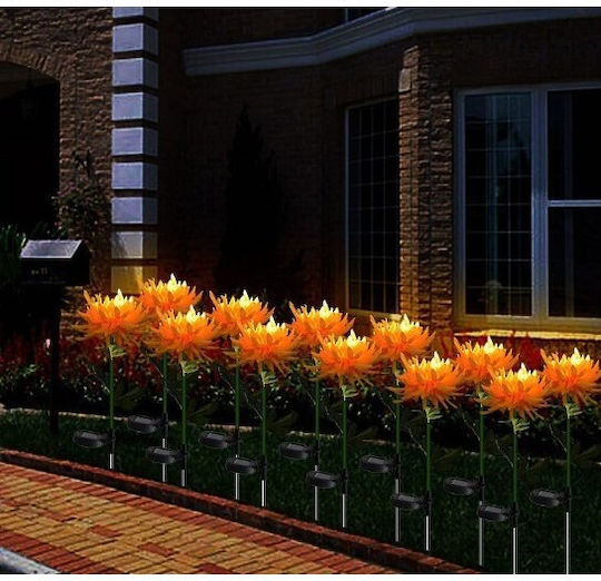 Alista Home Lampă Solară Floare 4W Alb Cald cu Senzor de Mișcare și Fotocelul IP65