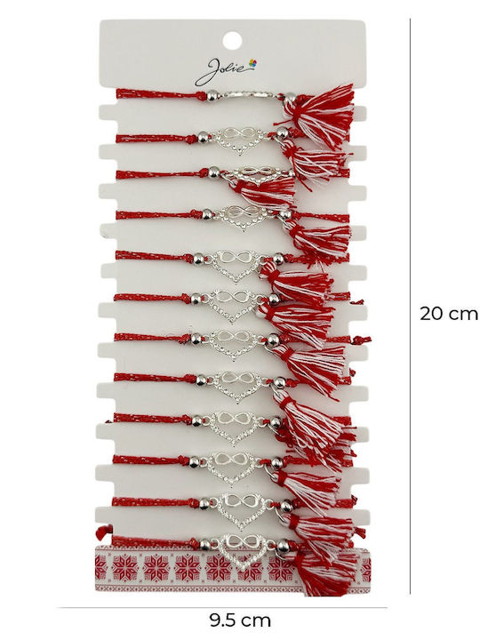 Alista Home Set Brățări Martisor Pentru Femei Cu Design Simbol Infinit Din Oțel 20cm
