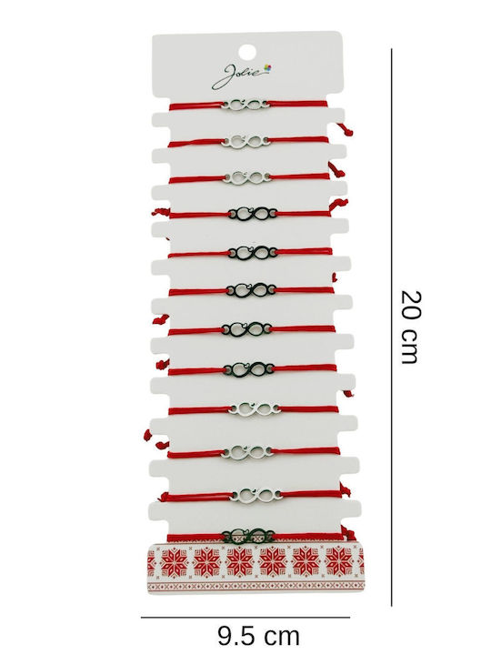 Alista Home Set Brățări Pentru Femei Cu Design Simbol Infinit Din Oțel 20cm