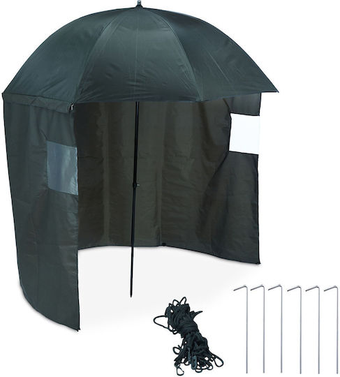 Umbrelă Rotundă Din Aluminiu Verde Φ2.16xÎ1.75m