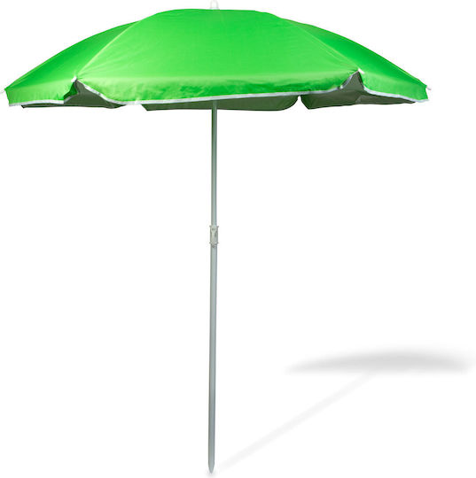 Umbrelă Pliabilă De Plajă Diametru 1.55m Cu Protecție UV Verde