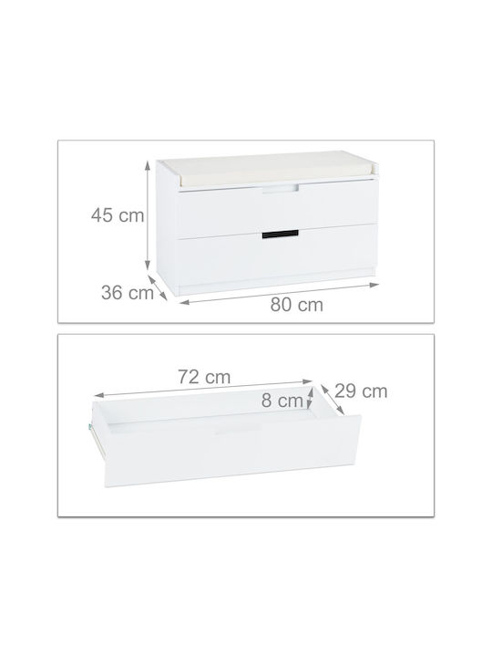 Mobilier Hol cu Bancă 80x36x45 cm