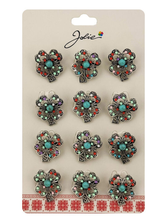 Alista Home Set Silver White Pins