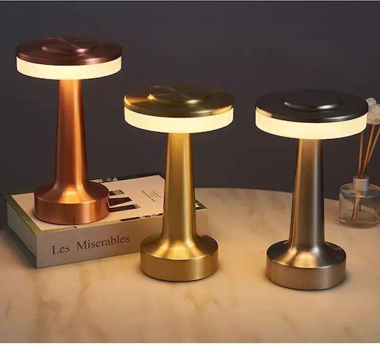 Moderne LED Tischlampe Mit Metallischem Kupferkörper 6 Mod