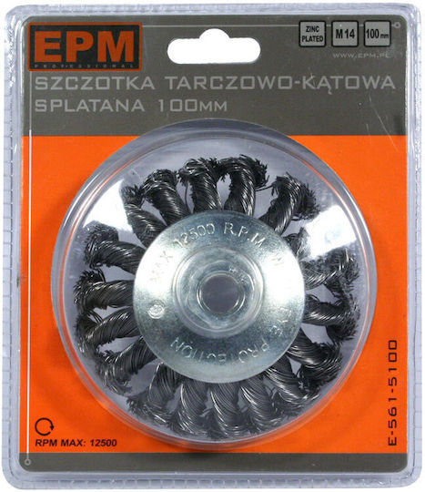 EPM E-561-5100 Wire Brush with Bristles 100mm