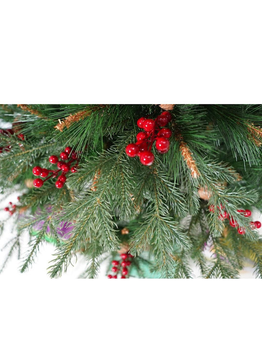 Decorated Christmas Tree 180cm Red