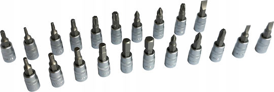 Rockforce Ратчетни и гнездови гарнитури 1\4" 46бр