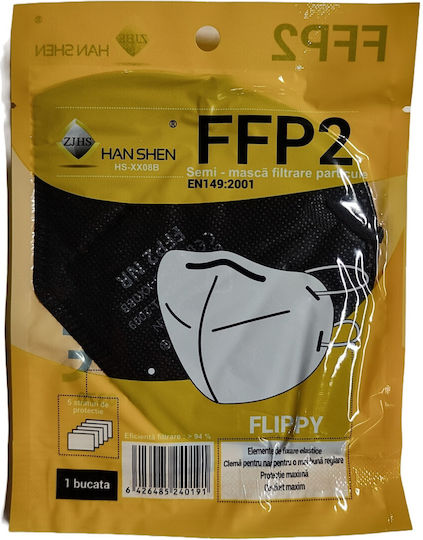 Alista Home Mască De Protecție Țesătură FFP2 Neagră 116548 450 Bucăți