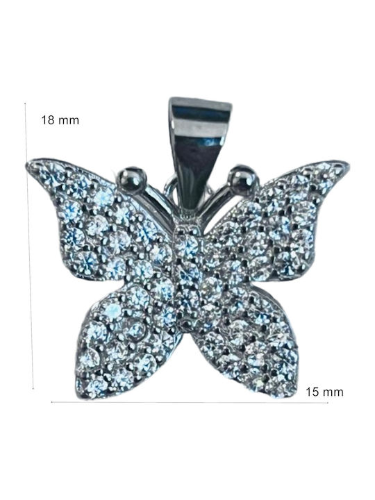 Alista Home Charm Fluture din Argint cu Zircon