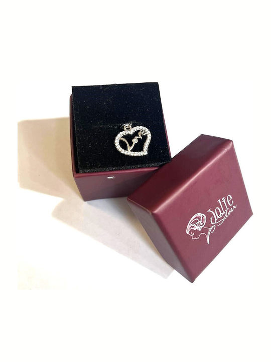 Alista Home Charm Καρδιά από Ασήμι