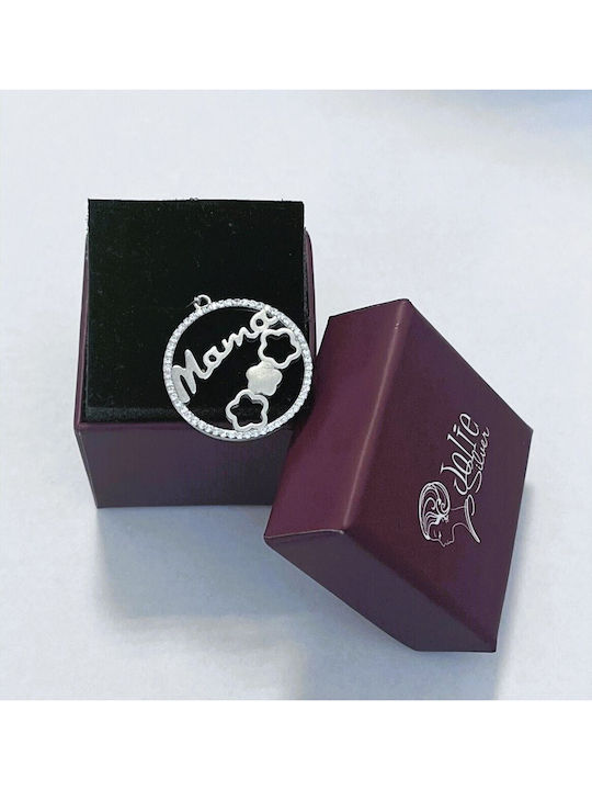 Alista Home Charm Mamă din Argint cu Zircon