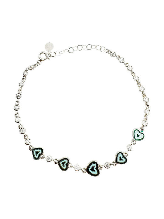 Alista Home Set Kids Bracelets Made of Silver with Heart