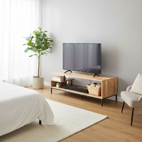 Stand TV Light Lemn/negru M106xA39.5xÎ40cm