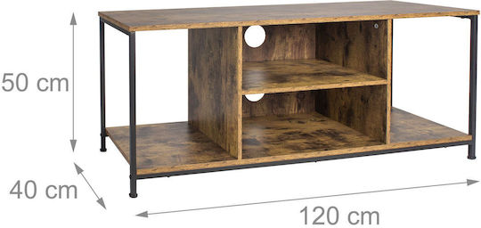 Stand TV Brown/negru M50xL120xÎ40cm