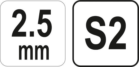 Yato Allen-Schlüssel mit einer Spitze der Größe 2.5mm