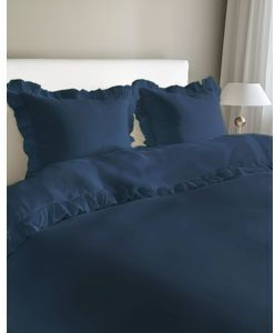 Detexpol Set Huse Pentru Pilote 100% Bumbac 160x200cm Simplă Cu Față De Pernă Navy Denim