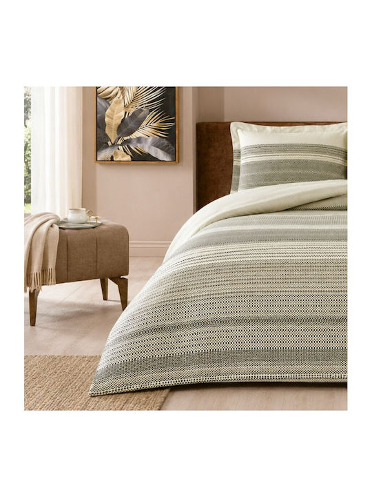 Tac Set Huse Pentru Pilote 200x220cm Dublu Cu 2 Fețe De Pernă Și 1 Cearceaf Moonlit