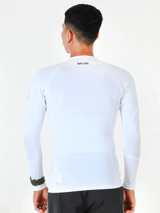 Rip Curl UPF 50+ Men Long Sleeve Sun Protection Shirt White