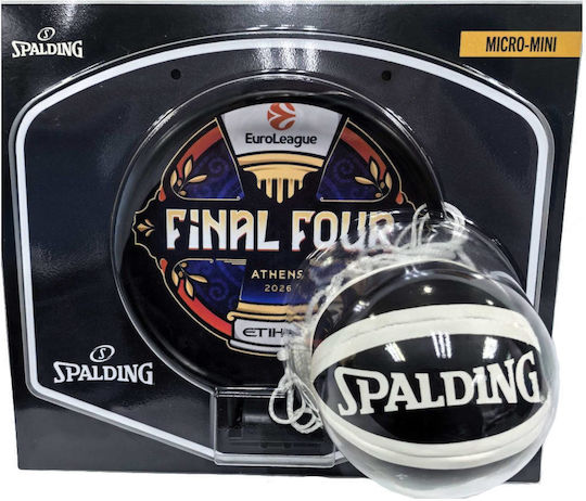 Spalding Micro Μπασκέτα με Ταμπλό και Διχτάκι