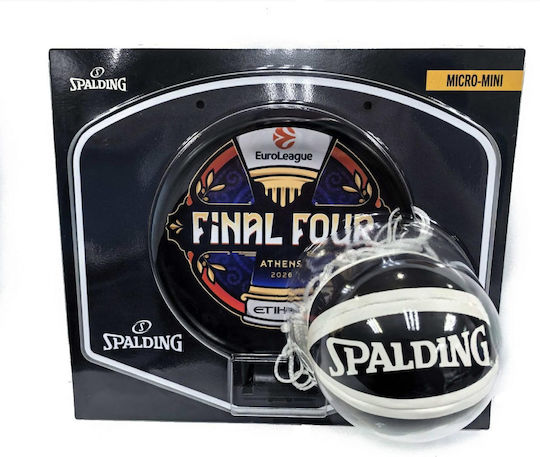 Spalding Micro Μπασκέτα με Ταμπλό και Διχτάκι
