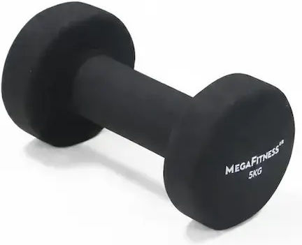 MegaFitness Βαράκι από Νεοπρένιο 1 x 5kg