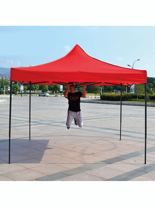 Alista Home Gazebo Pliabil De Grădină Roșu 3x3m