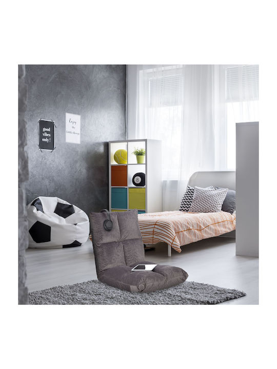 Pouf Sessel Grau 58x55x50cm