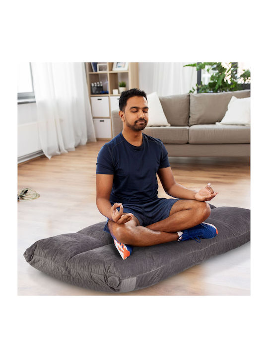 Pouf Sessel Grau 58x55x50cm