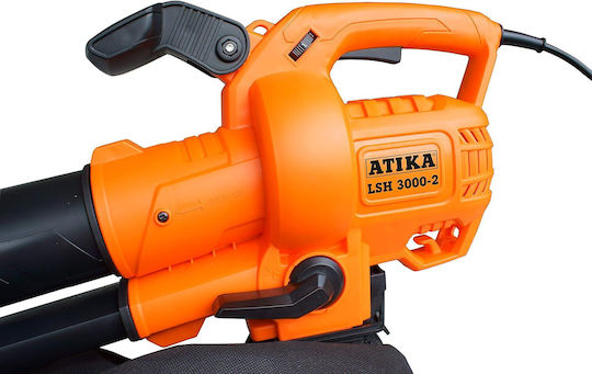 Atika LSH 3000 Φυσητήρας / Απορροφητήρας Χειρός Ηλεκτρικός 3000W με Ρύθμιση Έντασης & Μέγιστη Ταχύτητα Αέρα 270km/h