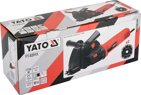 Yato YT-82015 Δισκοπρίονο 1700W με Σύστημα Αναρρόφησης