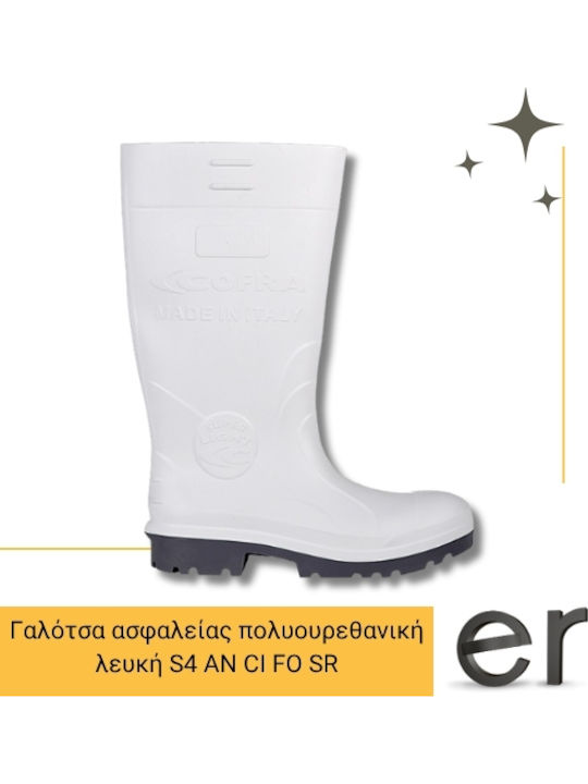 Cofra Γαλότσες Εργασίας Λευκές