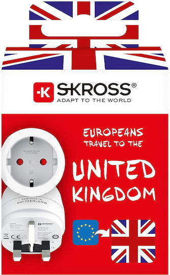 Skross Адаптер За Контакти От Англия Към Англия
