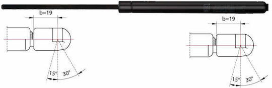 Metzger Trunk Shock Absorber 2110394