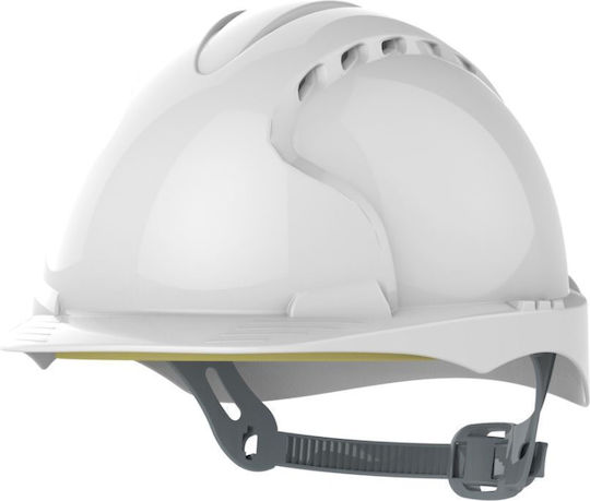 JSP Cască Șantier de construcții Alb