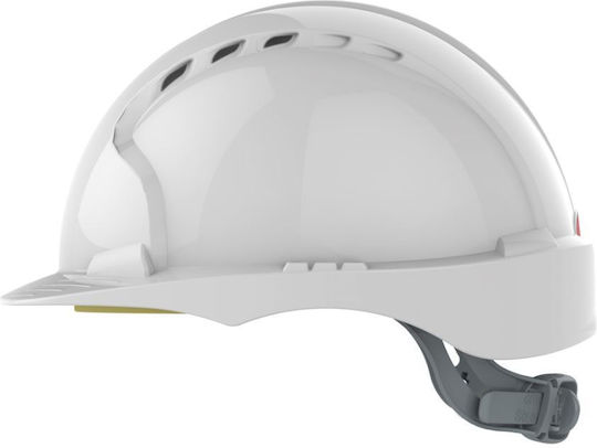 JSP Cască Șantier de construcții Alb