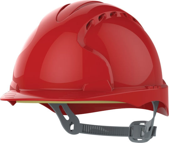 JSP Evo3 Cască Șantier de construcții Roșu