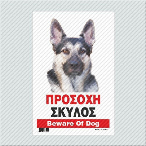 Infosign Πινακίδα Προσοχή Σκύλος 14x19.5εκ.