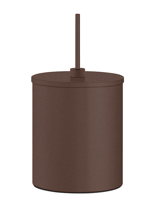 Sanco Metallic Bathroom Bin 5lt Brown