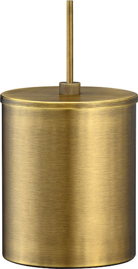 Sanco Metallic Bathroom Bin 5lt Brown