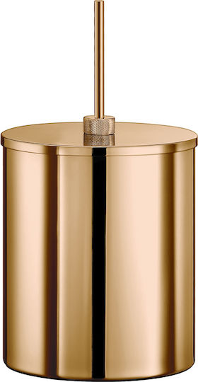 Sanco Metallic Bathroom Bin 5lt Brown