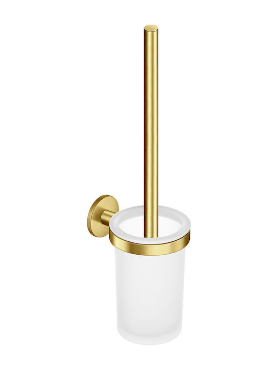 Sanco Metallic Brown Bathroom Toilet Brush