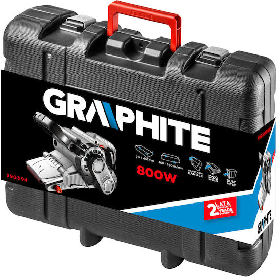 Graphite Ταινιολειαντήρας 800W με Σύστημα Αναρρόφησης