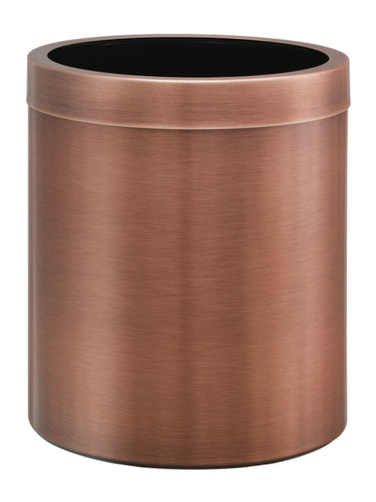 Sanco Coș Metalic De Baie 5L Bronz