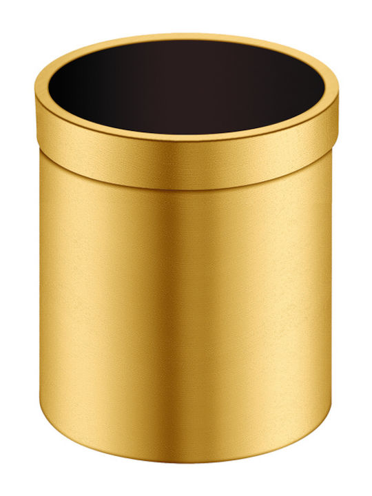 Sanco Coș Metalic De Baie 5L Bronz