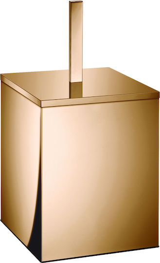 Sanco 90653-A75 Metallic Bathroom Bin 5lt Brown