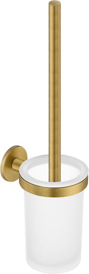 Sanco Glass Bronze Bathroom Toilet Brush