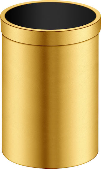 Sanco 90664-A75 Metallic Bathroom Bin 12lt Brown