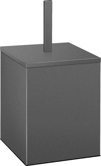 Sanco 90653-M116 Metallischer Badezimmer Behälter 5lt Schwarz