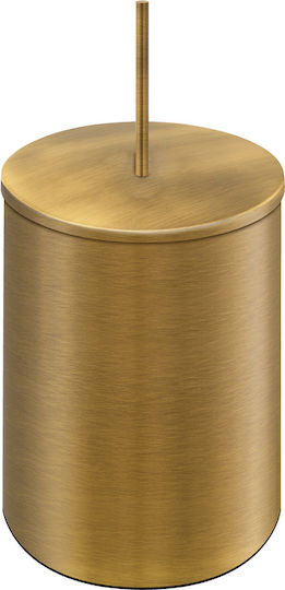Sanco 90606-A75 Metallic Bathroom Bin 5lt Brown