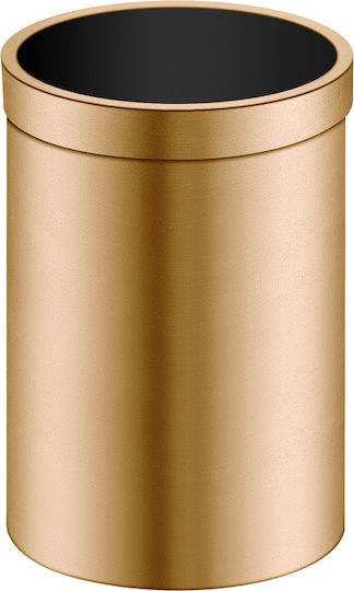 Sanco Metallic Bathroom Bin 12lt Brown